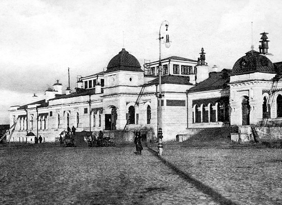 Сибирская железнодорожная станция. Омск.