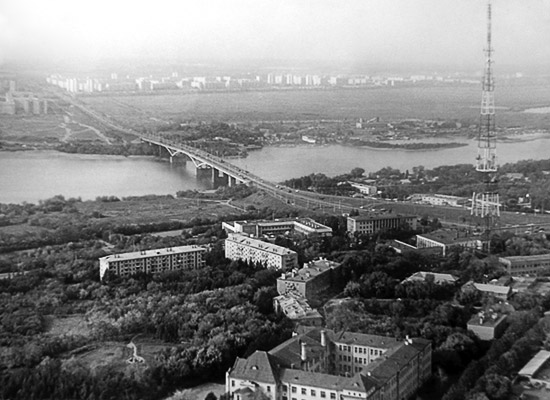 Панорама части Советского округа с вертолета