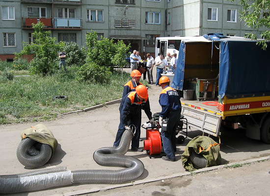 Комплексные учения с участием аварийно-спасательных подразделений