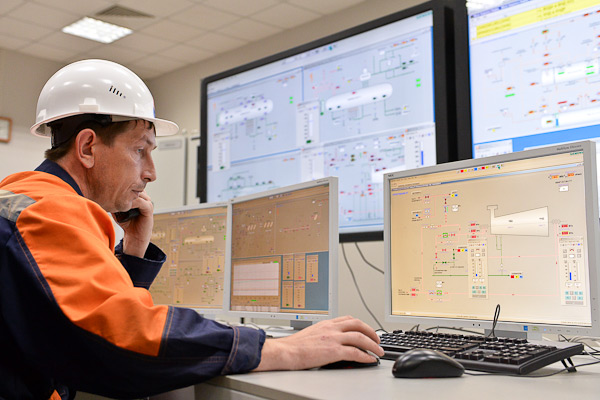 Inside Omsk Central Heating and Power Plant No. 3