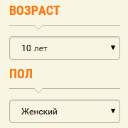 Элемент интерфейса проекта &laquo;После уроков&raquo;