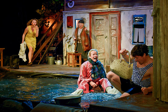  Сцена из мистической комедии &laquo;Игроки&raquo; Н.В. Гоголя