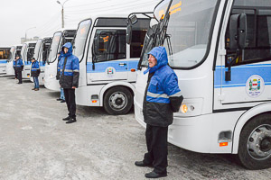 Приобретены новые автобусы