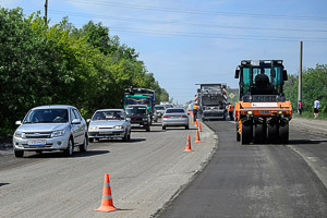 Продолжается реконструкция дорог