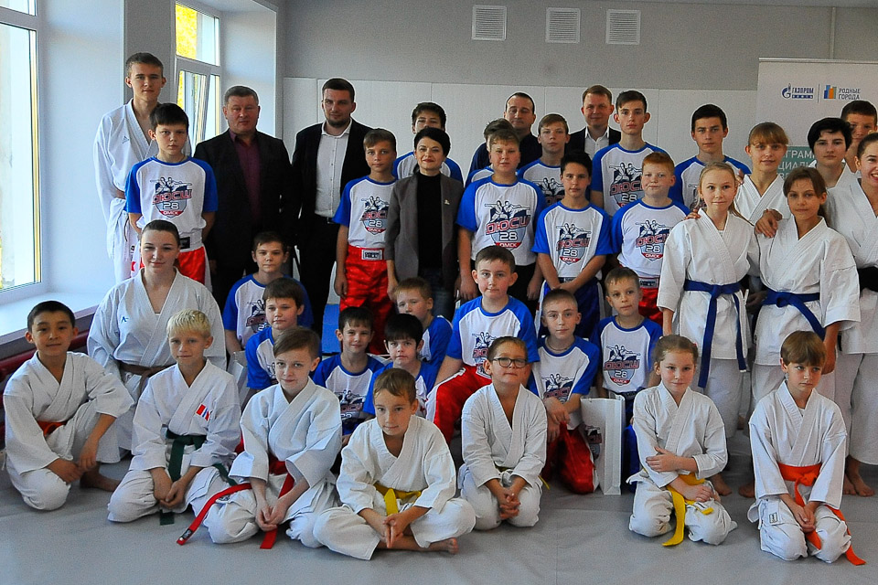 Обновленный спортивный зал в спортивной школе № 28