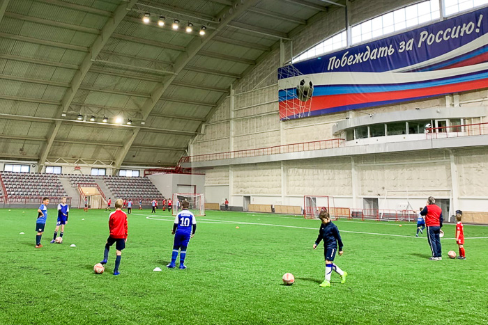 Тренировка на манеже &laquo;Красная звезда&raquo;