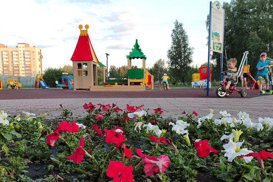  Обновленный сквер &laquo;Семейный&raquo; у православного храма в честь иконы Божией Матери &laquo;Скоропослушница&raquo;