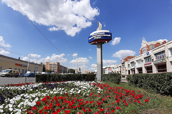  Граница Советского округа с Центральным проходит по ул. Кемеровская 