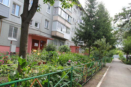  Благодаря нацпроекту и заботе жителей дворы в омских Нефтяниках становятся еще уютнее 