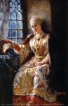 Boyar Woman at the Window. K.&nbsp;Makovsky. 1885. Canvas, oil