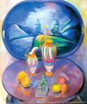 Still Life with a Tray. P.&nbsp;Kuznetsov. 1913. Canvas, oil